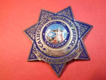 US Politie badge TRAFFIC OFFICER California beschikbaar voor biedingen