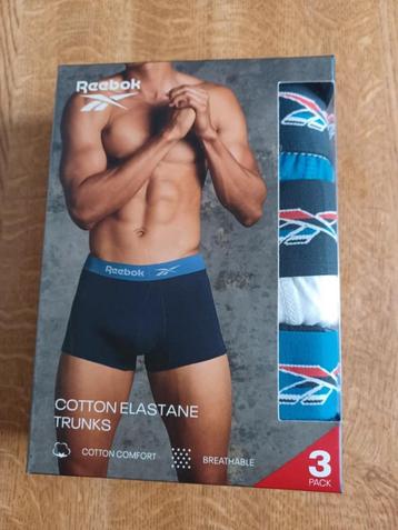 Pack de 3 boxers neufs coton Reebok L (modèle Ross)