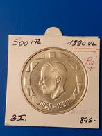 500 frank zilverstuk 60 jaar boudewijn1990VL  FDC kwaliteit, Postzegels en Munten, Munten | België, Ophalen, Zilver, Losse munt