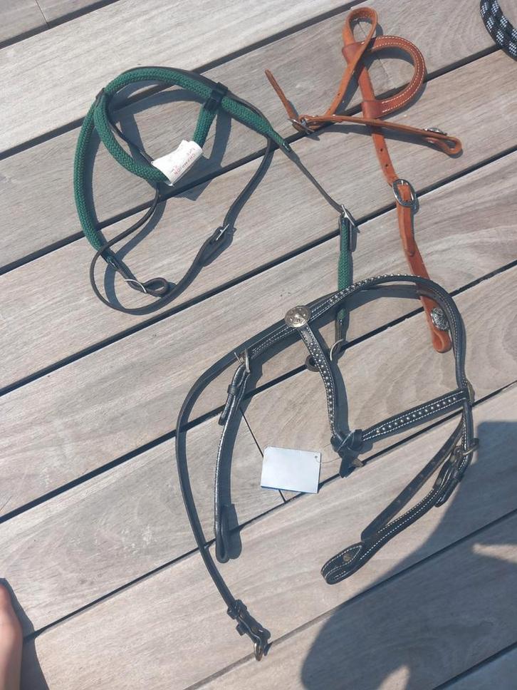 Hoofdstellen, Dieren en Toebehoren, Paarden en Pony's | Hoofdstellen en Tuigage, Zo goed als nieuw, Ophalen of Verzenden