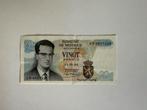 20 frank biljet, Ophalen of Verzenden, Los biljet