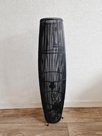 Casa - Movis - Lampadaire en rotin - Noir - Neuf !, Enlèvement ou Envoi, Neuf, Moins de 100 cm