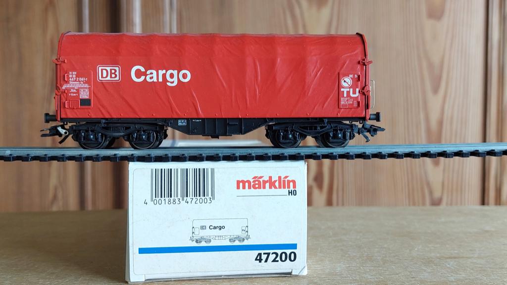 MARKLIN wagon céréalier AMYLUM CITA SNCB 46342-05 NEUF en 2 RAILS