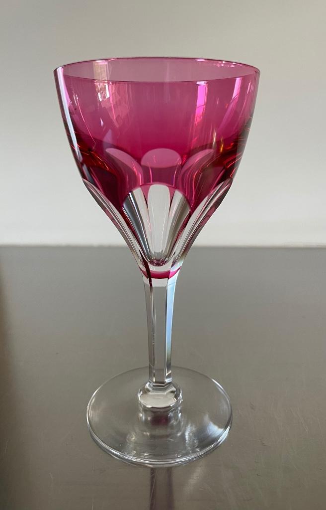 Kristal glazen Val Saint-Lambert model 'Nestor côtes plates', Antiek en Kunst, Antiek | Glaswerk en Kristal, Ophalen