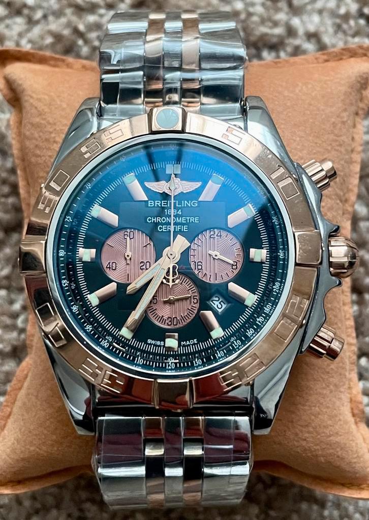 Breitling Certifie Chronometre, Bijoux, Sacs & Beauté, Montres | Hommes, Enlèvement ou Envoi