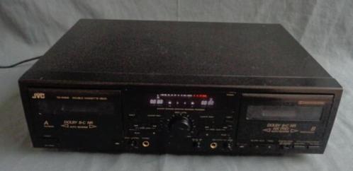 JVC TD-W308 dubbel cassettedeck stereo double cassette deck, Audio, Tv en Foto, Cassettedecks, Dubbel, JVC, Ophalen of Verzenden