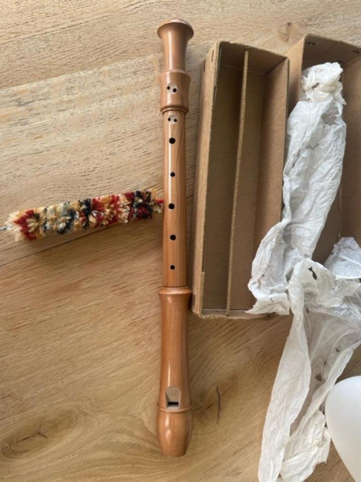 Aura Alt A5A blokfluit met dubbelboring, nieuwstaat, Muziek en Instrumenten, Blaasinstrumenten | Blokfluiten, Zo goed als nieuw