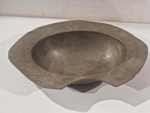 scheerkom, ook wel scheermok of scheerbak genoemd uit tin, Antiek en Kunst, Antiek | Tin, Ophalen of Verzenden