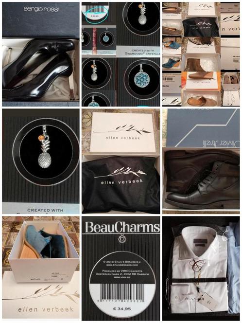 NIEUWE 8 p .SCHOENEN + 100 JUWELEN + 8 SHIRTS ≈ 7.000 euro, Huis en Inrichting, Woonaccessoires | Overige, Nieuw, Ophalen