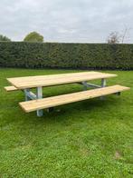 Table d'extérieur galvanisée, Jardin & Terrasse, Tables de pique-nique, Enlèvement, Comme neuf, Bois