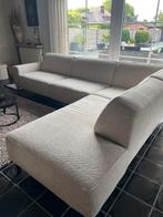 Salon hoekbank in bouclé, Ophalen, 250 tot 300 cm, 75 tot 100 cm, Zo goed als nieuw