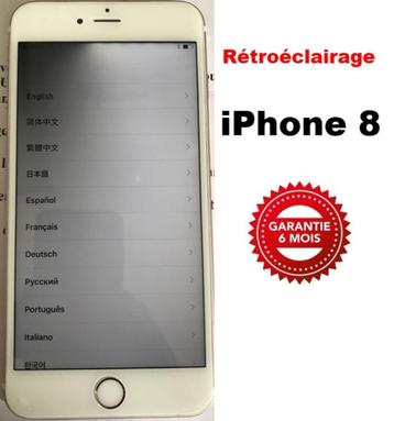 Réparation rétroéclairage iPhone 8 Micro Soudure à Bruxelles