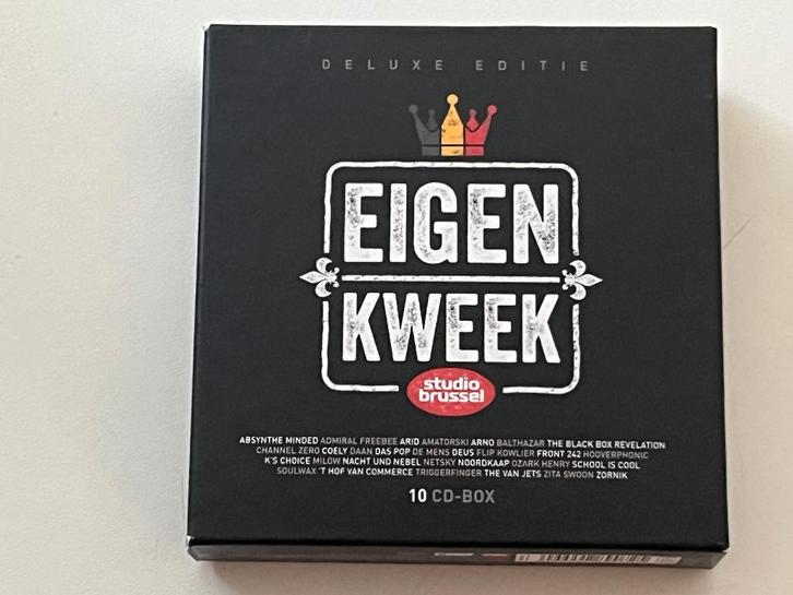 Studio Brussel - Eigen Kweek - 10-CD Deluxe Edition, Cd's en Dvd's, Cd's | Verzamelalbums, Gebruikt, Rock en Metal, Boxset, Ophalen of Verzenden