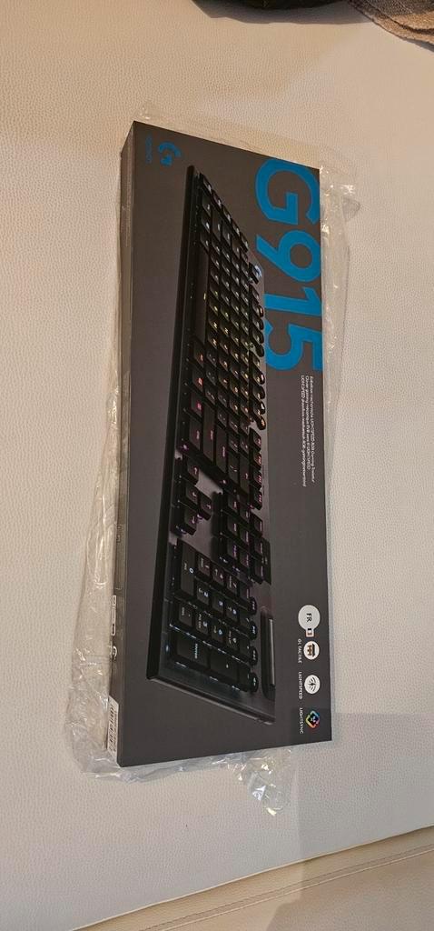 Logitech G G915 tactile neuf garanti, Computers en Software, Toetsenborden, Zo goed als nieuw, Azerty, Draadloos, Ophalen of Verzenden