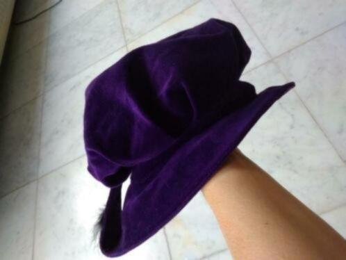 Chapeau de Pete ou chapeau médiéval en velours violet -, Vêtements | Femmes, Costumes de carnaval & Vêtements de fête, Enlèvement ou Envoi