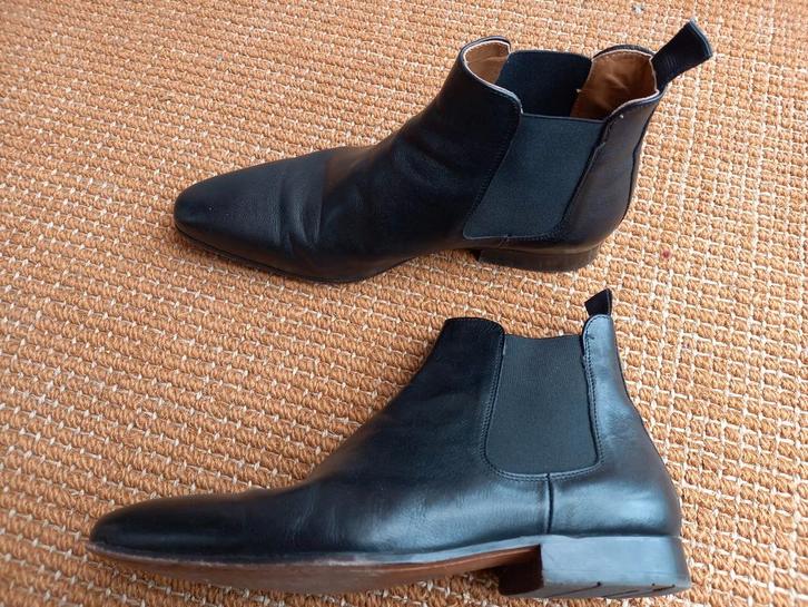Zwarte elegante herenschoenen maat 41, Kleding | Heren, Schoenen, Zo goed als nieuw, Zwart, Ophalen