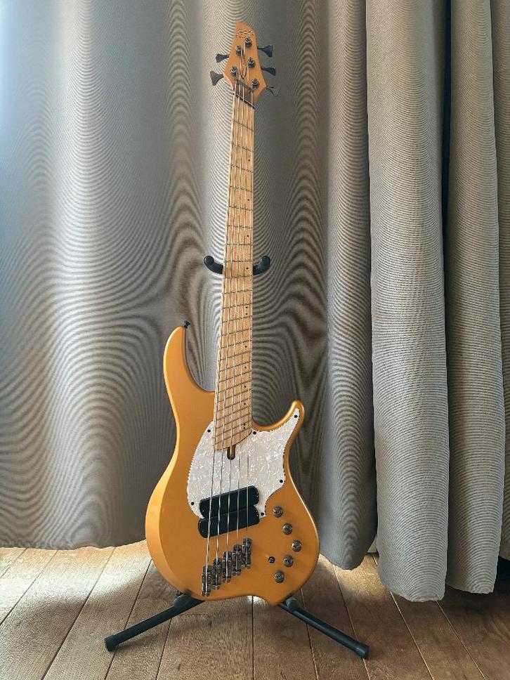 Dingwall NG2-5 Gold basgitaar 5-snarig, Muziek en Instrumenten, Snaarinstrumenten | Gitaren | Bas, 5-snarig, Ophalen