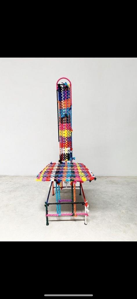 Anacleto Spazzapan — „Giraffa” stoel, Antiek en Kunst, Kunst | Designobjecten, Ophalen of Verzenden