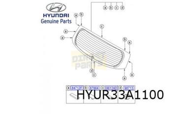 Hyundai i10 (1/14-2/20) Achterruit (clear) Origineel! 87110B