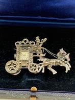 Montre - broche en argent et marcassite, Ophalen of Verzenden, Zilver, Zilver