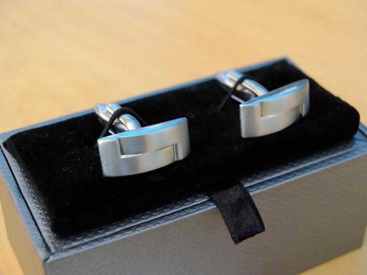 Chemise col cassé + boutons de manchettes, Elios Couture, M, Vêtements | Hommes, Chemises, Porté, Tour de cou 39/40 (M), Blanc