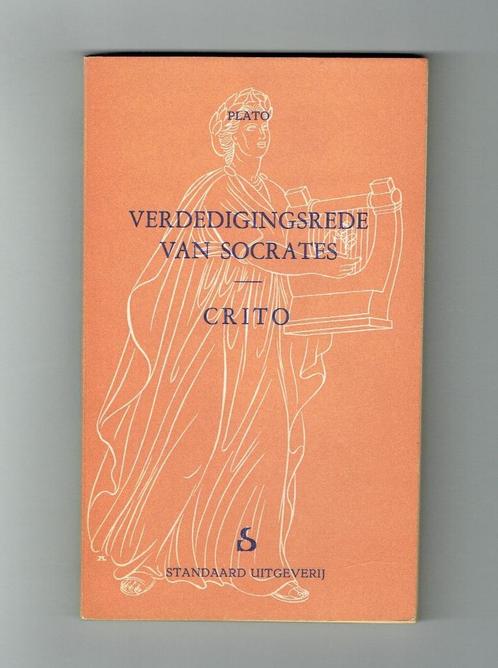 Boek-Verdedigingsrede van Socrates/Crito ned. vertaling, Livres, Livres d'étude & Cours, Utilisé, Autres niveaux, Enlèvement ou Envoi