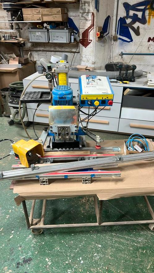 Scharnier machine hettich blue max ., Doe-het-zelf en Bouw, Gereedschap | Handgereedschap, Gebruikt, Ophalen