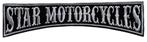 Biker patch XL Yamaha Star Motorcycles - 320 x 80 mm, Ophalen of Verzenden, Nieuw zonder kaartje, Dames, Overige typen