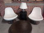 lage ronde salontafel, Huis en Inrichting, Tafels | Salontafels, Ophalen, Gebruikt, Rond, Metaal
