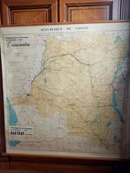Cartographie République du Congo en papier fixé sur tissu 60, Enlèvement, Autres pays