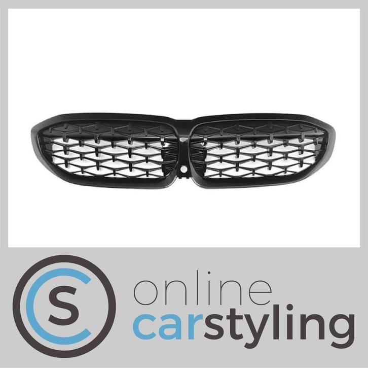 Grill Nieren BMW 3-Serie G20 / G21 Diamant Style Glossy Blac, Auto-onderdelen, Overige Auto-onderdelen, BMW, Nieuw, Ophalen of Verzenden