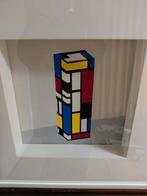 Abstract schilderij achter plexiglass 52x52, Antiquités & Art, Enlèvement