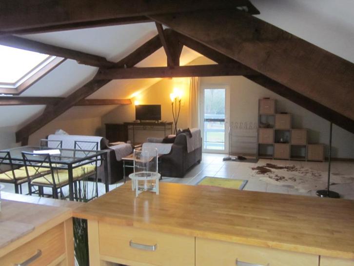 Zoersel gemeubeld dak app. 3 slpk, tuin, parking, Immo, Appartementen en Studio's te huur, Provincie Antwerpen, 50 m² of meer
