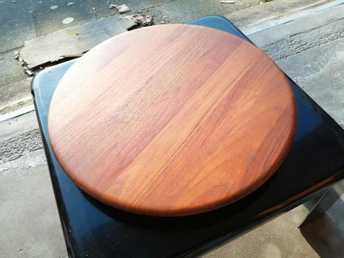 Vintage Digsmed Denmark plateau en teak Lazy Susan, Antiek en Kunst, Kunst | Designobjecten, Ophalen