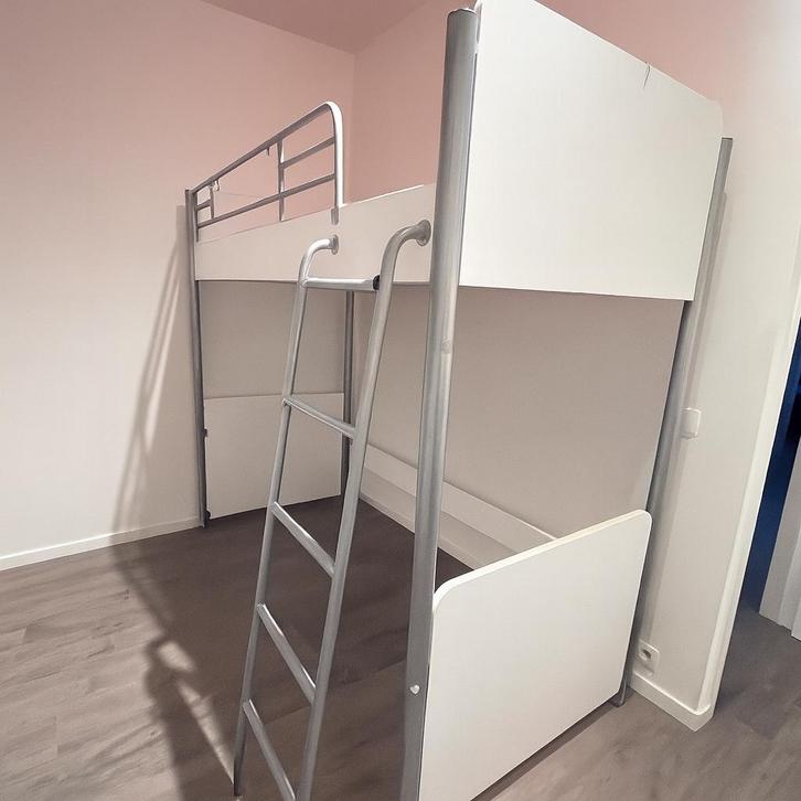 Hoogslaper, Huis en Inrichting, Slaapkamer | Stapelbedden en Hoogslapers, Zo goed als nieuw, Hoogslaper, 90 cm, 200 cm, Eenpersoons