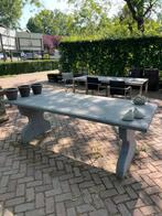Hardstenen tuintafel, Belgische hardsteen, Ophalen, Gebruikt, Rechthoekig, Overige materialen