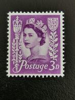 Jersey 1958 - Timbre régional Reine Elisabeth II *, Enlèvement ou Envoi, Non oblitéré