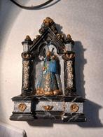 Olv van Montserrat, zwarte Madonna kalk beeld, Antiek en Kunst, Antiek | Religieuze voorwerpen, Ophalen