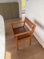 Authentieke kerkstoel met armleuningen – retro/vintage look, Huis en Inrichting, Stoelen, Ophalen, Gebruikt, Vintage, Vijf, Zes of meer stoelen