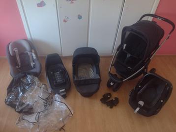 Wandelwagen maxi cosi met toebehoren, Enfants & Bébés, Poussettes & Combinaisons, Poussette combi, Avec siège auto, Enlèvement