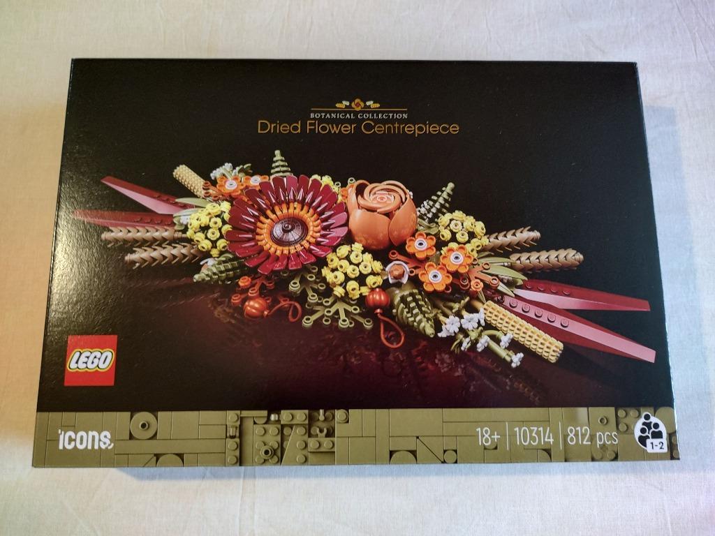 Lego Icons 10314 – Bloemstuk met gedroogde bloemen, Kinderen en Baby's, Speelgoed | Duplo en Lego, Nieuw, Lego, Complete set, Ophalen of Verzenden