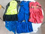 5 voetbal tenue’s maat 10 jaar, Ophalen of Verzenden, Gebruikt