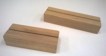 Massief eiken menuhouders A4 A5 en A6 formaat meerdere stuks beschikbaar voor biedingen