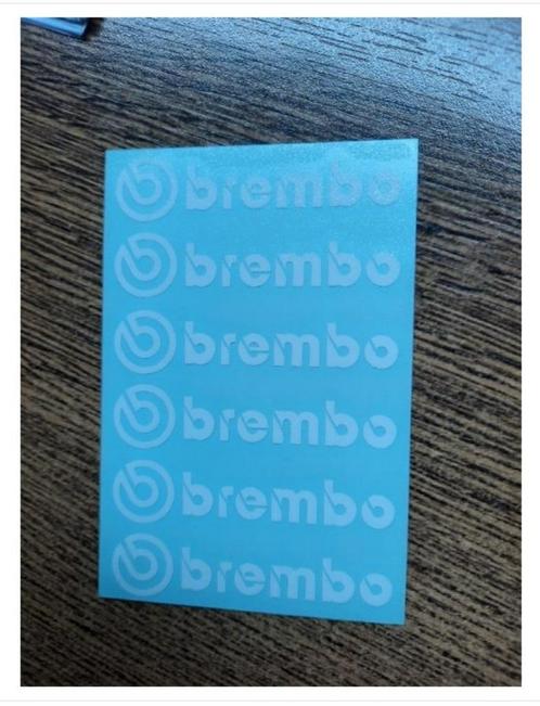 Brembo - Hitte bestendige remklauw stickers,, Auto diversen, Tuning en Styling, Verzenden