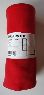 Polarvide rood fleece deken Ikea, Ophalen of Verzenden, Nieuw, 100 cm of meer, Deken