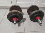 Haltères,  Dumbell 2x 15kg, Ophalen of Verzenden, Gebruikt