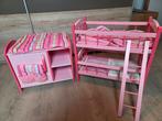Meuble à langer pour poupées en bois et lit superposé, Enlèvement