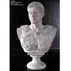 Augustus Caesar Bust 87 cm - caesar beeld, Nieuw, Ophalen of Verzenden