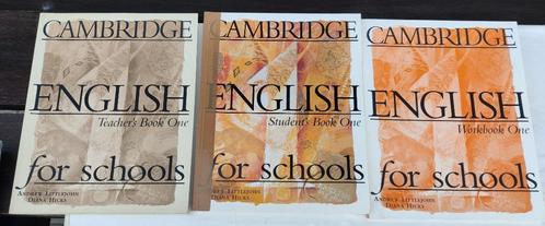 Oud Engels schoolboek Cambridge English for Schools, Boeken, Schoolboeken, Gelezen, Engels, Overige niveaus, Ophalen of Verzenden