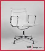 Vitra Eames ea 108 Wit Netweave Chroom (voorraad:12), Huis en Inrichting, Stoelen, Ophalen, Wit